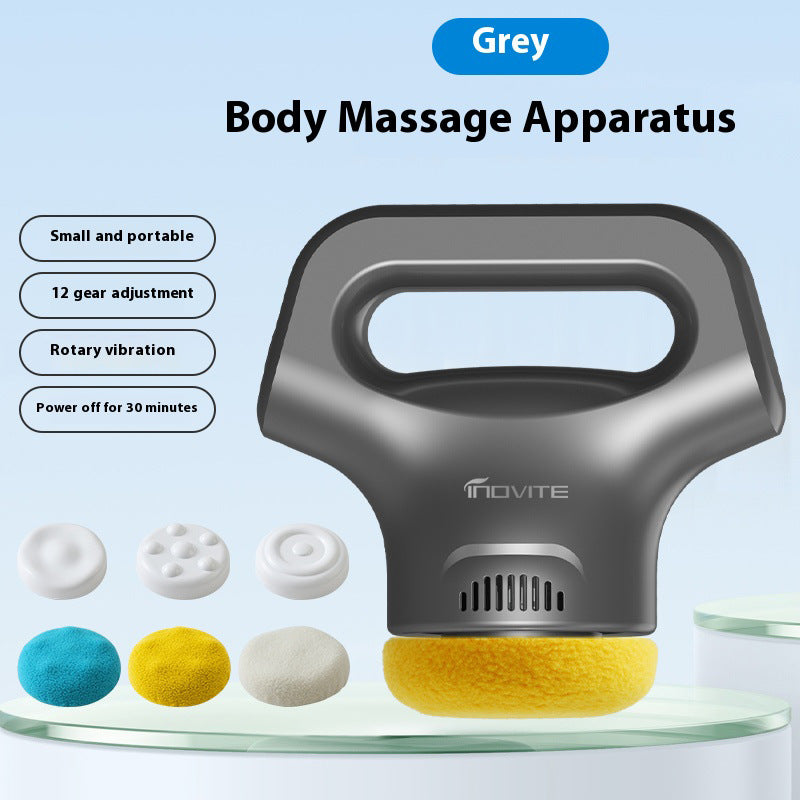 Fat pushing machine, handheld portable massager, massage stick, neck, waist, shoulder kneading, fascia gun, body beauty device