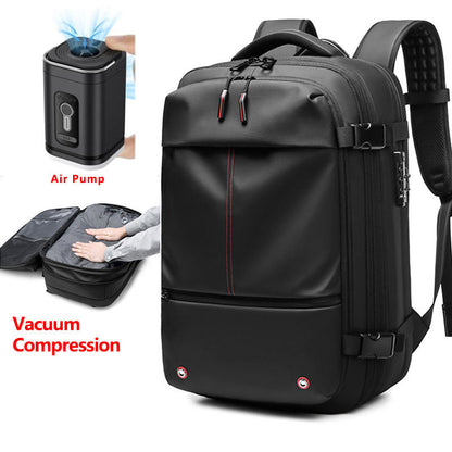 Air Tight Bags Valve Vacuum Compression Backpack system Expandable waterproof bagpack back pack travel laptop bag backpacks