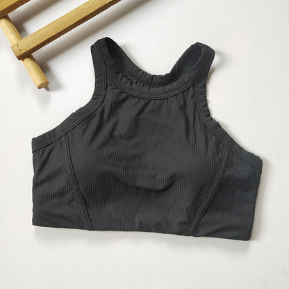 Yoga clothing, underwear, thread elastic shock-absorbing vest, I-shaped beautiful back, fitness bra, bra