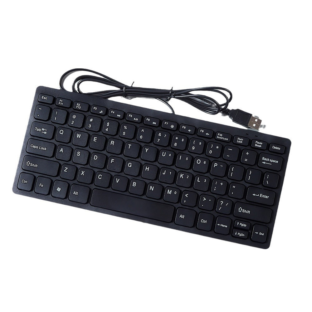 USB desktop laptop keyboard wired chocolate mini silent small keyboard