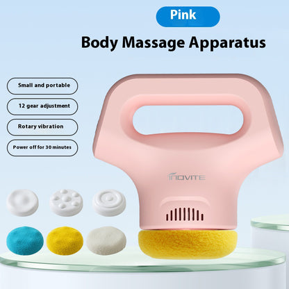 Fat pushing machine, handheld portable massager, massage stick, neck, waist, shoulder kneading, fascia gun, body beauty device