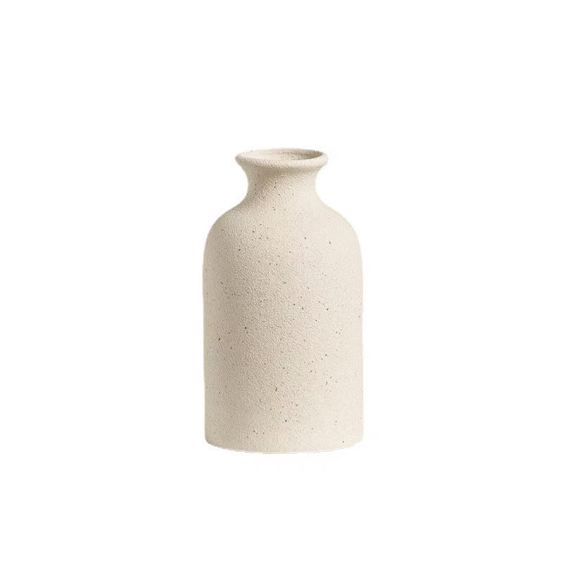 Ceramic Vases Ins Minimally Creative Home Dried Flowers Simulated Flowers Mini Small Flower Utensils Office Ornaments