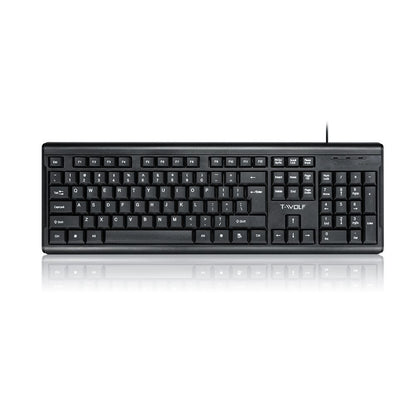 Lei Lang T15 wired USB keyboard laptop for office, home, and business use